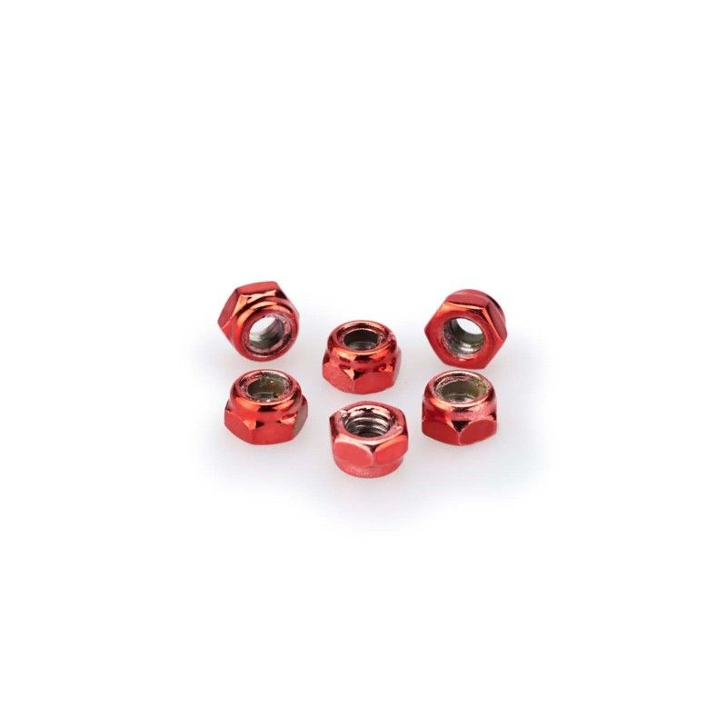 puig kit anodized screws m5 for windshields red color