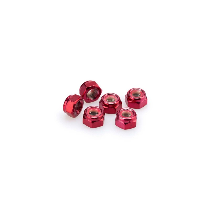 puig kit anodized screws m8 for windshields red color