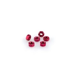 Puig kit vis anodisees m5 pour pare-brise couleur rouge