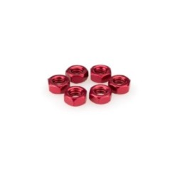 Puig kit vis anodisees m6 pour pare-brise couleur rouge