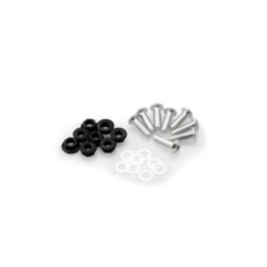 Kit de vis anodisees Puig M5 pour pare-brise couleur argent