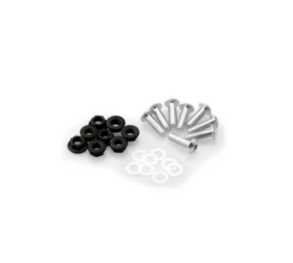 puig kit anodized screws m5 for windshields silver color