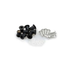 Kit de tornillos anodizados Puig M5 para parabrisas color plata