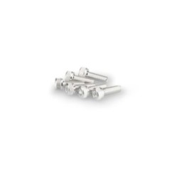 Kit de vis anodisees Puig M5 pour pare-brise couleur argent
