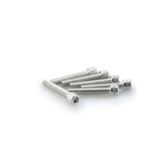 puig kit anodized screws m6 for windshields silver color