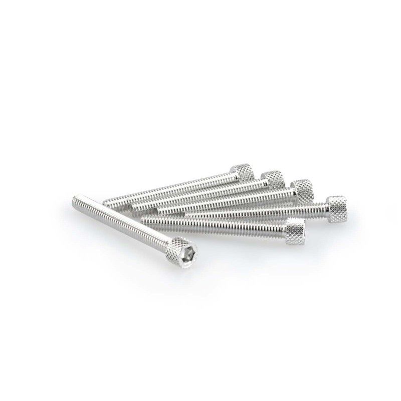 Puig kit vis anodisees m6 pour pare-brise couleur argent