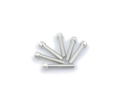 puig kit anodized screws m8 for windshields silver color