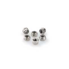 Kit de vis anodisees Puig M5 pour pare-brise couleur argent