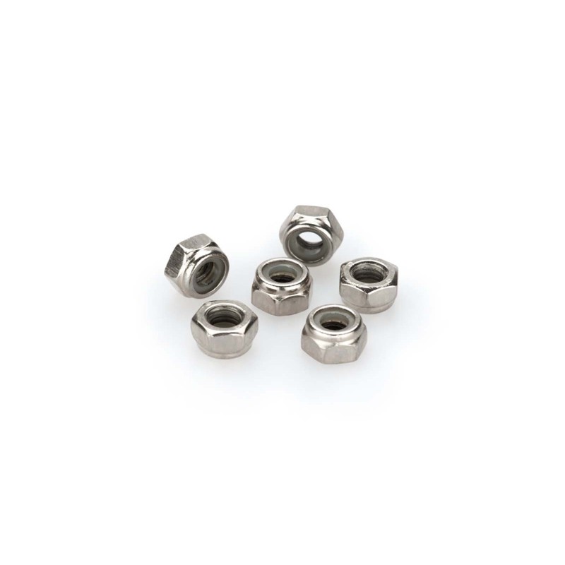 puig kit anodized screws m6 for windshields silver color