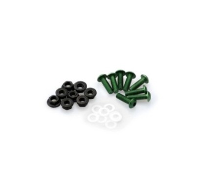 Kit tornillos anodizados puig m5 para parabrisas color verde