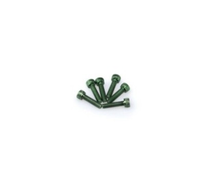 Kit de vis anodisees Puig M5 pour pare-brise couleur verte