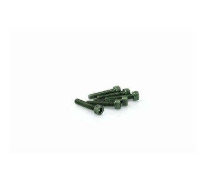 puig kit anodized screws m5 for windshields color green