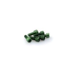 puig kit anodized screws m6 for windshields color green