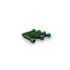 puig kit anodized screws m6 for windshields color green