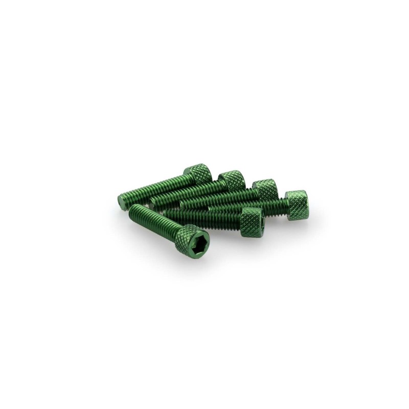 Kit tornillos anodizados puig m6 para parabrisas color verde