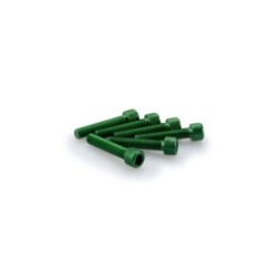 Kit de vis anodisees Puig M6 pour pare-brise couleur verte