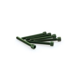 puig kit anodized screws m6 for windshields color green