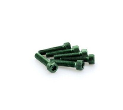 puig kit anodized screws m8 for windshields color green