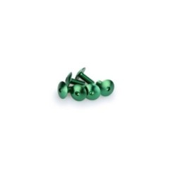 PUIG GREEN ANODIZED SCREWS KIT - COD. 0611V - Round head, hexagon socket. Blister of 6 pieces. Size M6 x 15mm.
