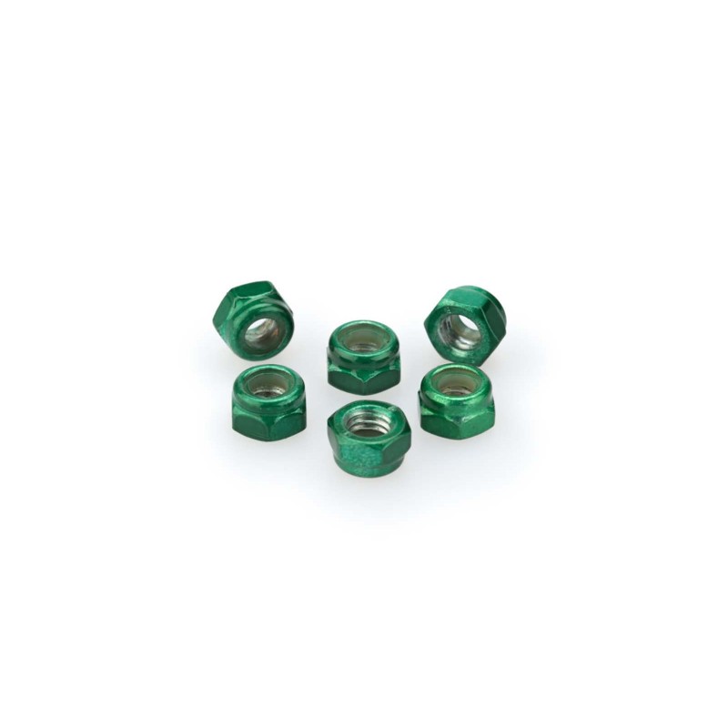 Kit de vis anodisees Puig M5 pour pare-brise couleur verte