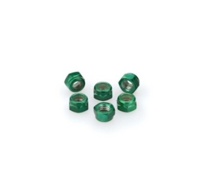 Kit de vis anodisees Puig M5 pour pare-brise couleur verte