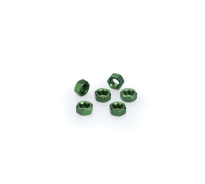 Kit tornillos anodizados puig m5 para parabrisas color verde