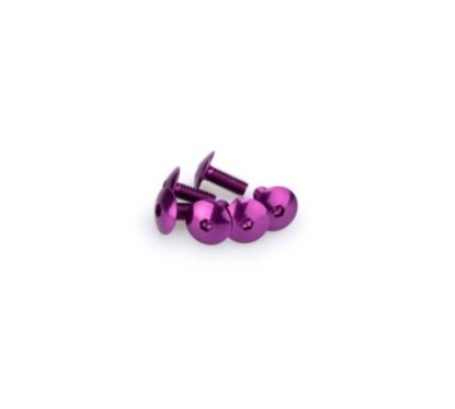 Kit de vis anodisees Puig M6 pour pare-brise couleur violette