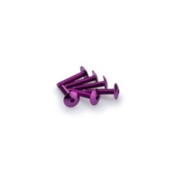 Kit de tornillos anodizados Puig M6 para parabrisas color morado