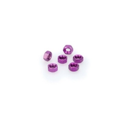 puig kit anodized screws m5 for windshields color purple