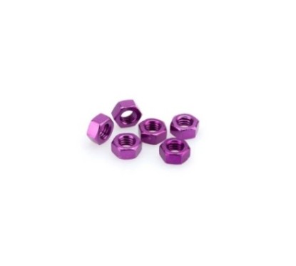 puig kit anodized screws m8 for windshields color purple
