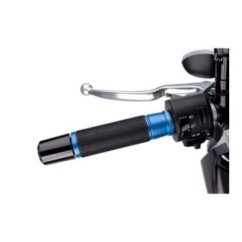 puig manopole modello ascent colore blu lunghezza 119 mm