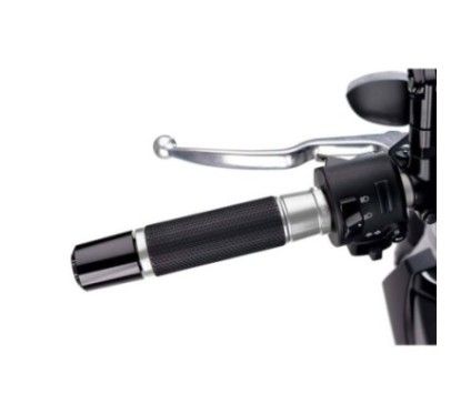 puig manopole modello ascent colore silver lunghezza 119 mm