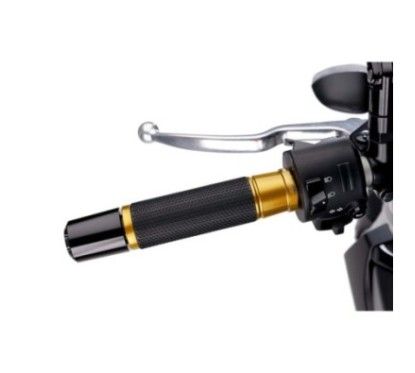 puig grips model ascent gold color length 123 mm