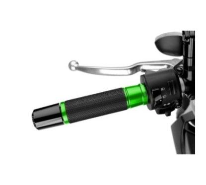 puig grips model ascent color green length 123 mm