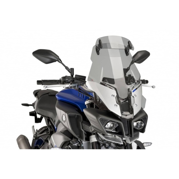 PUIG CUPOLINO TOURING PLUS-VISIERA YAMAHA MT-10 16-21 FUME CHIARO