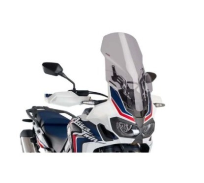 PUIG CUPOLINO TOURING REGOLABILE HONDA AFRICA TWIN 16-19 FUME CHIARO