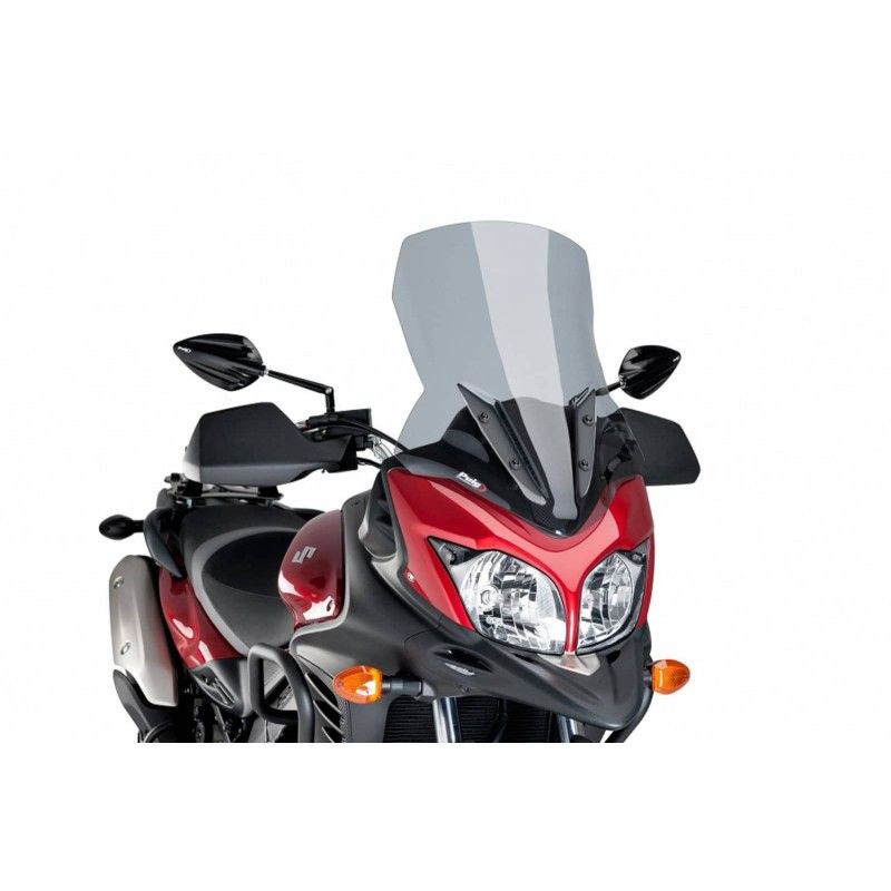 Pare-brise Puig Touring pour Suzuki DL650 V-Strom 12-16, fume clair