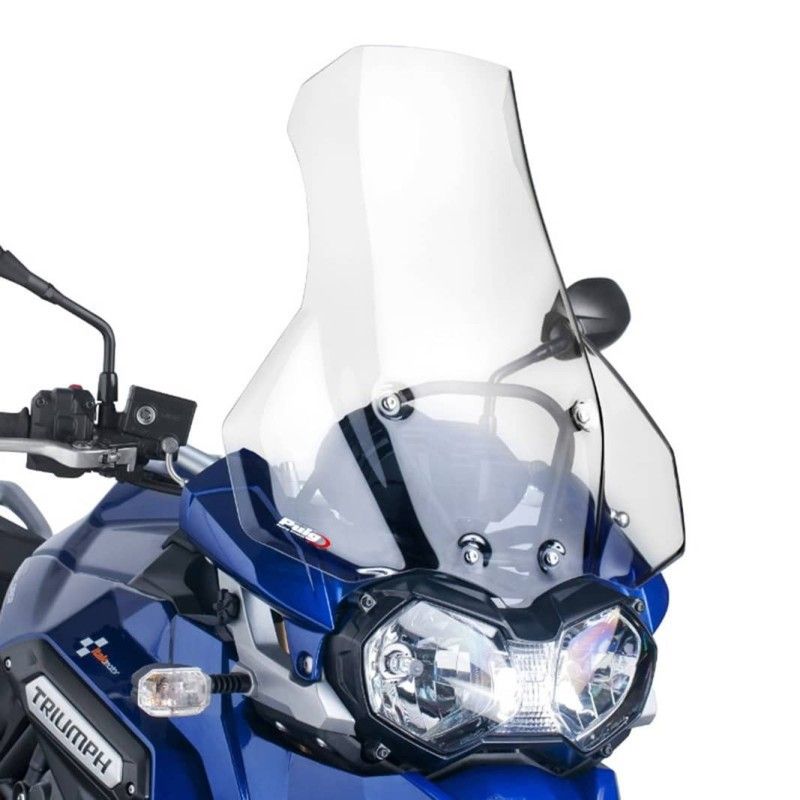 puig windshield touring for triumph tiger 1200 explorer xc 12 15 transparent