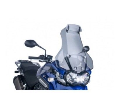 Visiere de pare-brise Puig Touring pour Triumph Tiger 1200 Explorer XC 12/15, fume clair