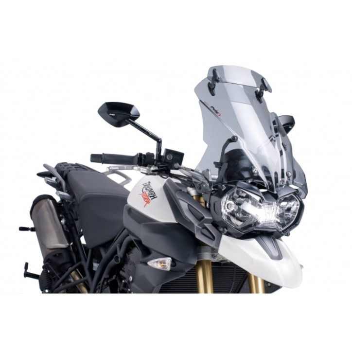 PUIG CUPOLINO TOURING -VISIERA TRIUMPH TIGER 800/XC 11-14 FUME CHIARO