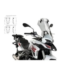 CUBIERTA-VISERA PUIG TOURING BENELLI TRK 251 21-24 HUMO CLARO