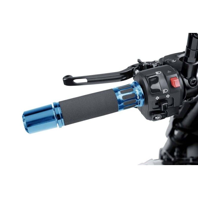 puig hi tech racing model grips blue length 119 mm