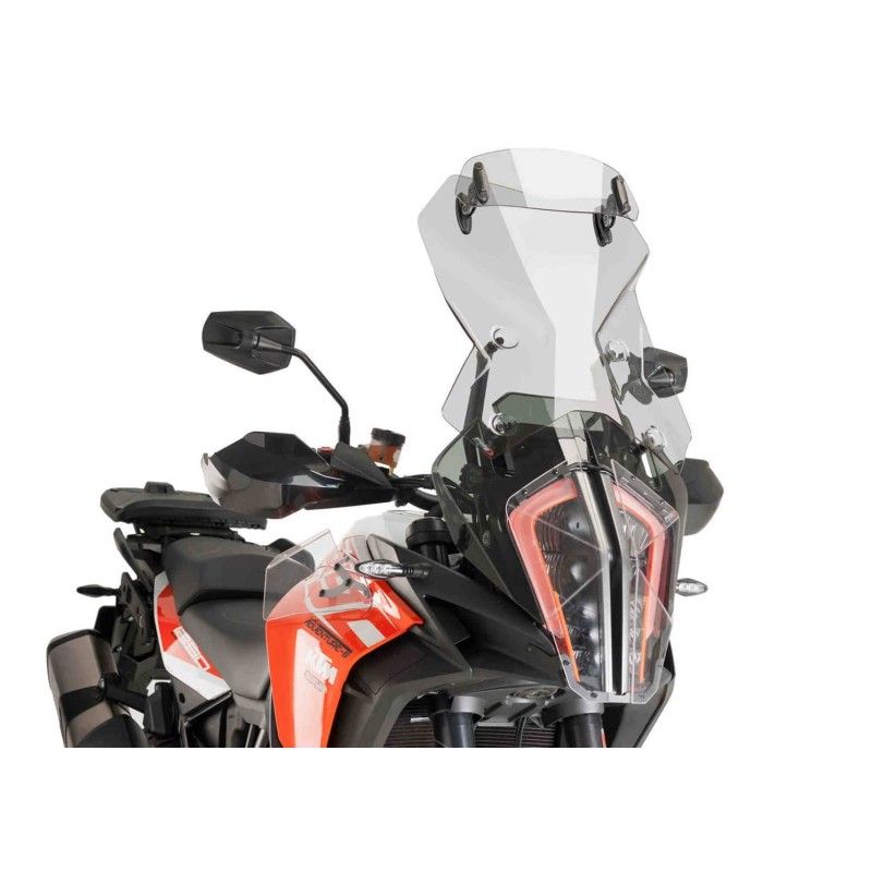 puig windshield touring visor for ktm 1290 super adventure rs 17 20 light smoke