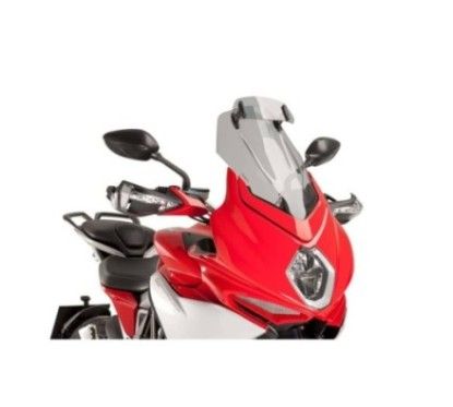 puig windshield touring visor for mv agusta turismo veloce 800 lusso 14 23 light smoke