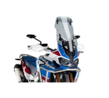 PUIG TOURING SCREEN-VISOR- SUPPORT HONDA AFRICA TWIN ADVENTURE SPORTS 18-19 LIGHT SMOKE