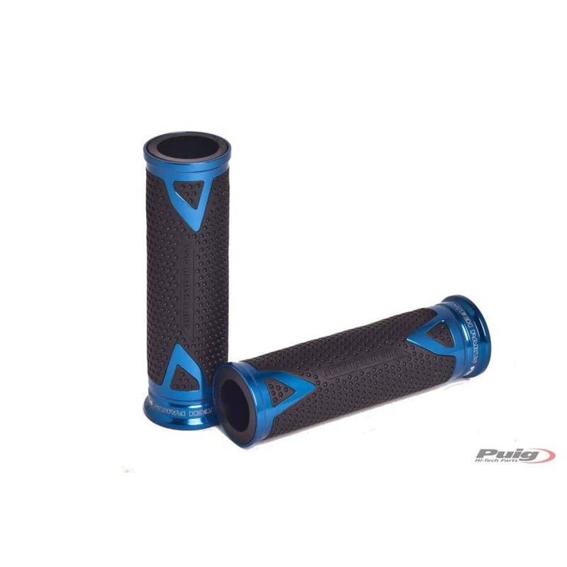 PUIG GRIPS RADIKAL HI-TECH MODEL COLOR BLUE - COD. 8191A - Length: 123mm.