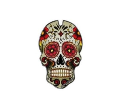 Puig Tankschutzaufkleber Totenkopfmodell rot