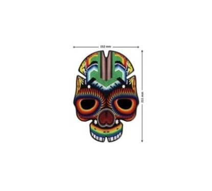 Puig Tankschutzaufkleber Modell Skull I rot