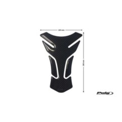 puig tank protection stickers model drei carbon look