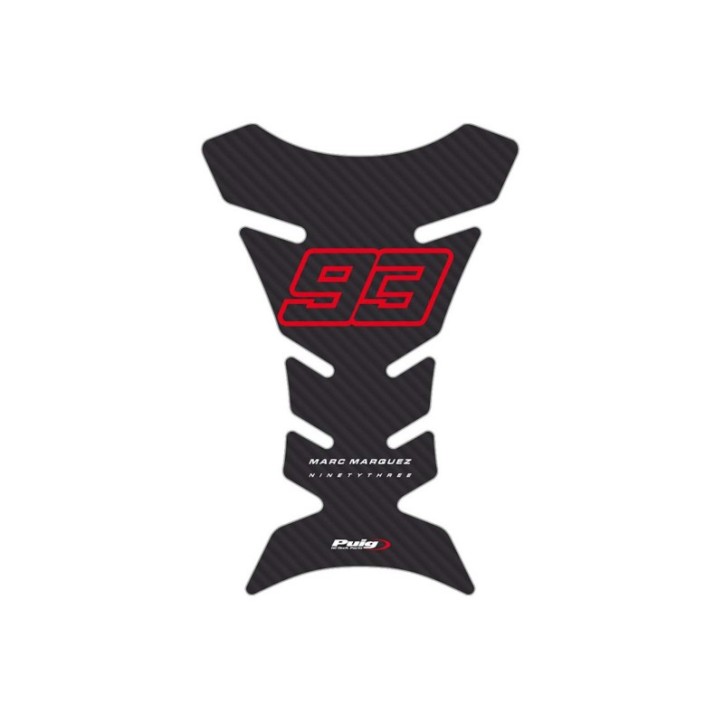 PUIG TANK PROTECTION STICKERS MODEL 93 CARBON LOOK - COD. 20682C - Protects the bike from scratches and UV rays.